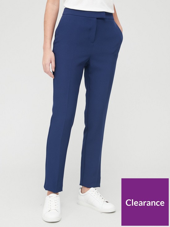 front image of v-by-very-slim-leg-trouser-navy