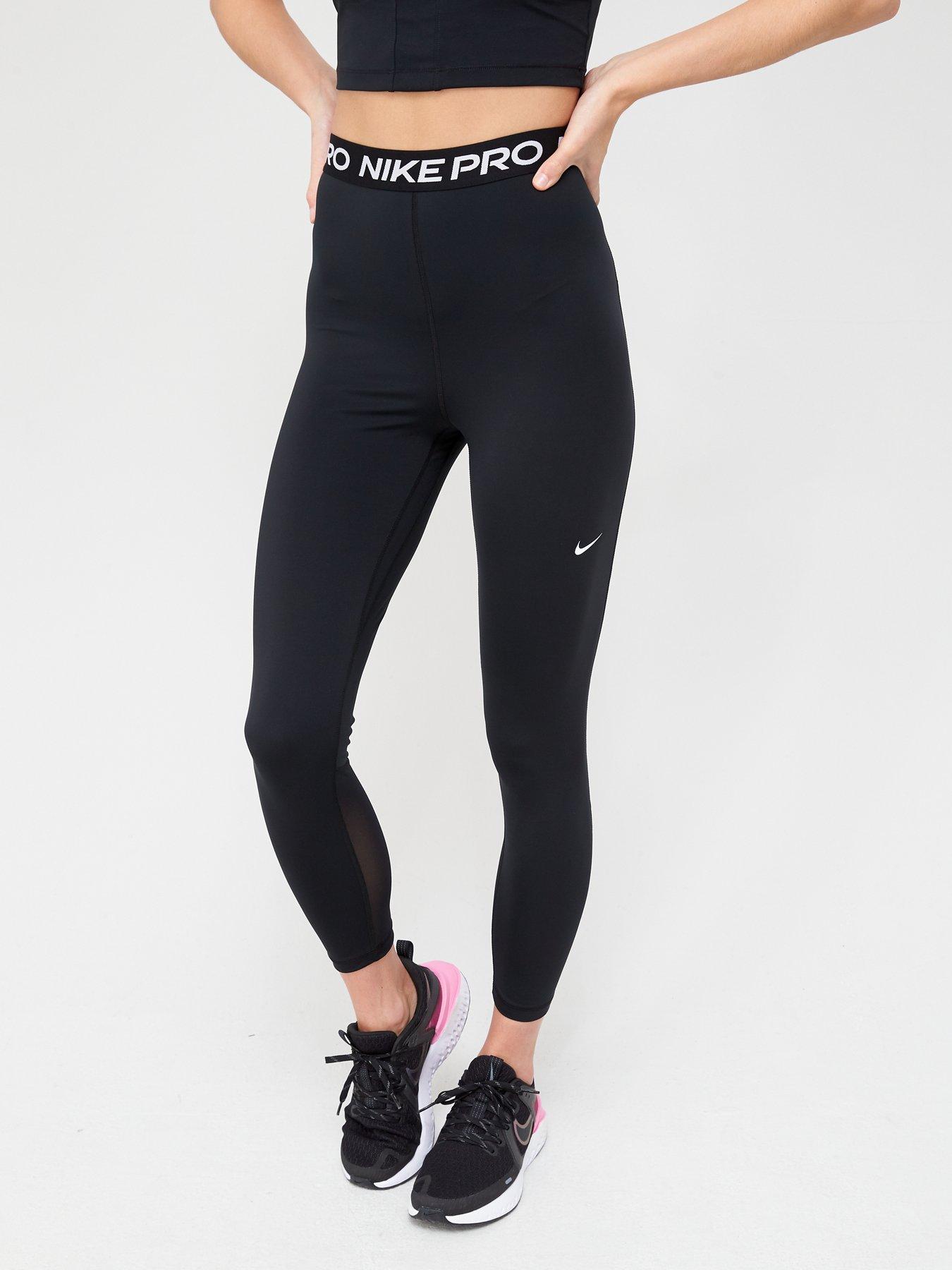 Nike Womens Pro High Rise Leggings - Black