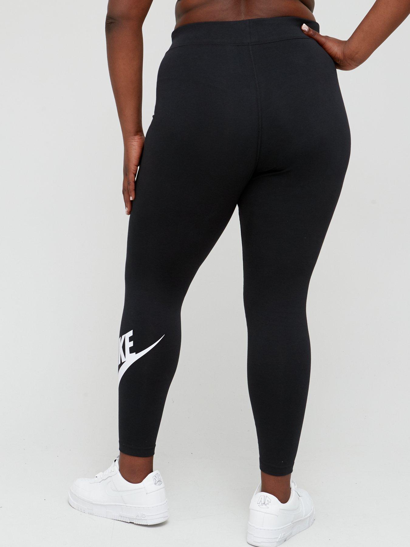 Nike Womens NSW Legasee Leggings High-Waist Futura Black/White XS