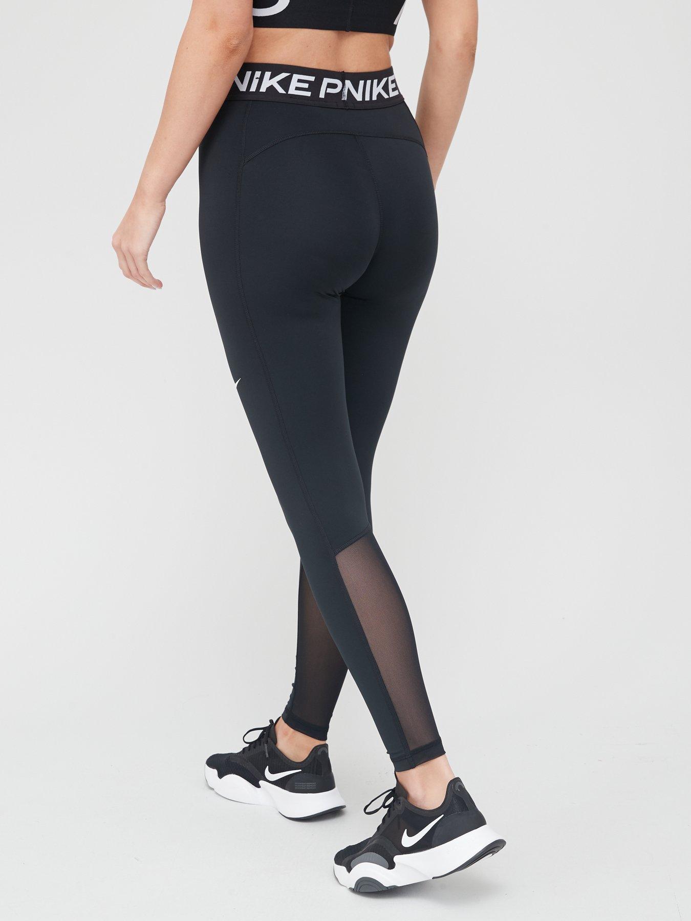 Nike Pro Training 365 Mid Rise Leggings - Black