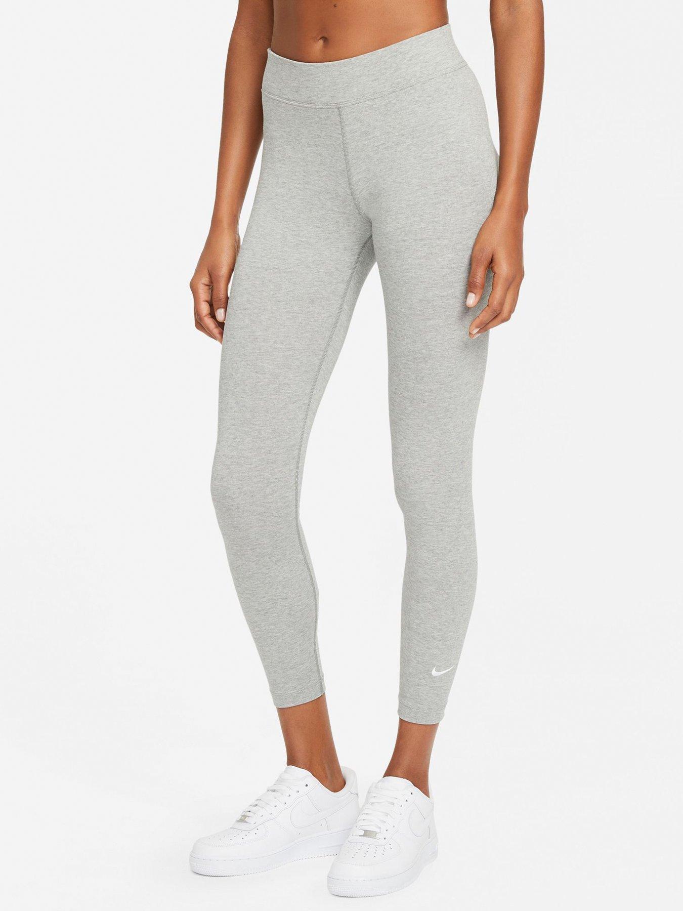 Nike NSW Essential Swoosh Leggings - Black