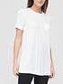  image of v-by-very-valuenbsppocket-front-swing-t-shirt-white