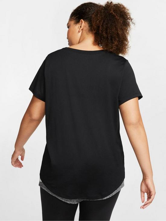 stillFront image of nike-training-dry-tee-curve