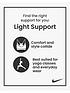  image of nike-light-support-indy-sportsnbspbra-pink