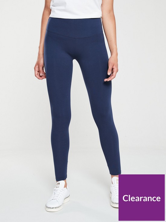 front image of v-by-very-valuenbsptall-confident-curve-leggings-navy