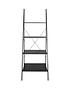  image of telford-ladder-bookcase-black