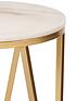  image of michelle-keegan-home-stella-round-marble-side-table