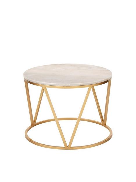 michelle-keegan-home-stella-round-marble-coffee-table