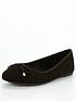  image of v-by-very-wide-fit-round-toe-ballerina-black
