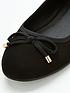  image of v-by-very-wide-fit-round-toe-ballerina-black