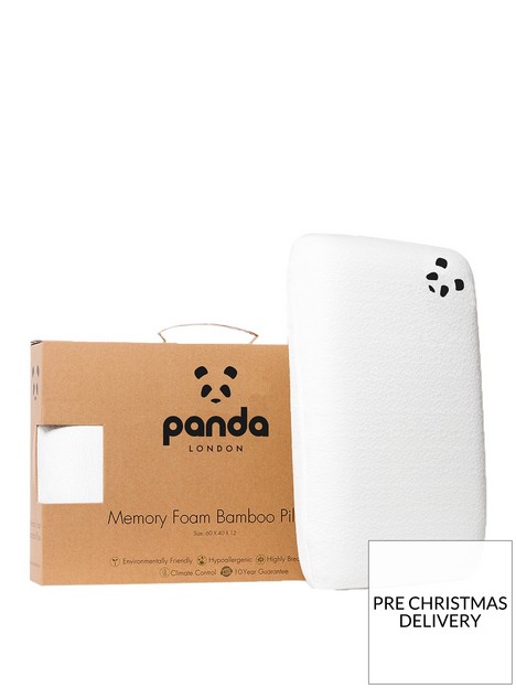 panda-london-adult-luxury-memory-foam-bamboo-pillow-white