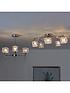  image of 5-light-ice-cube-ceiling-light-fitting