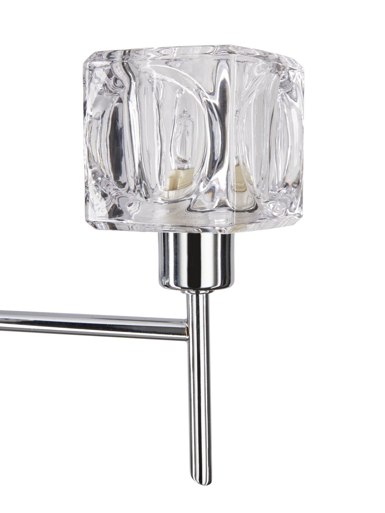 Image 4 of 4 of The Very Collection Ice Cube 3 Light Ceiling Fitting