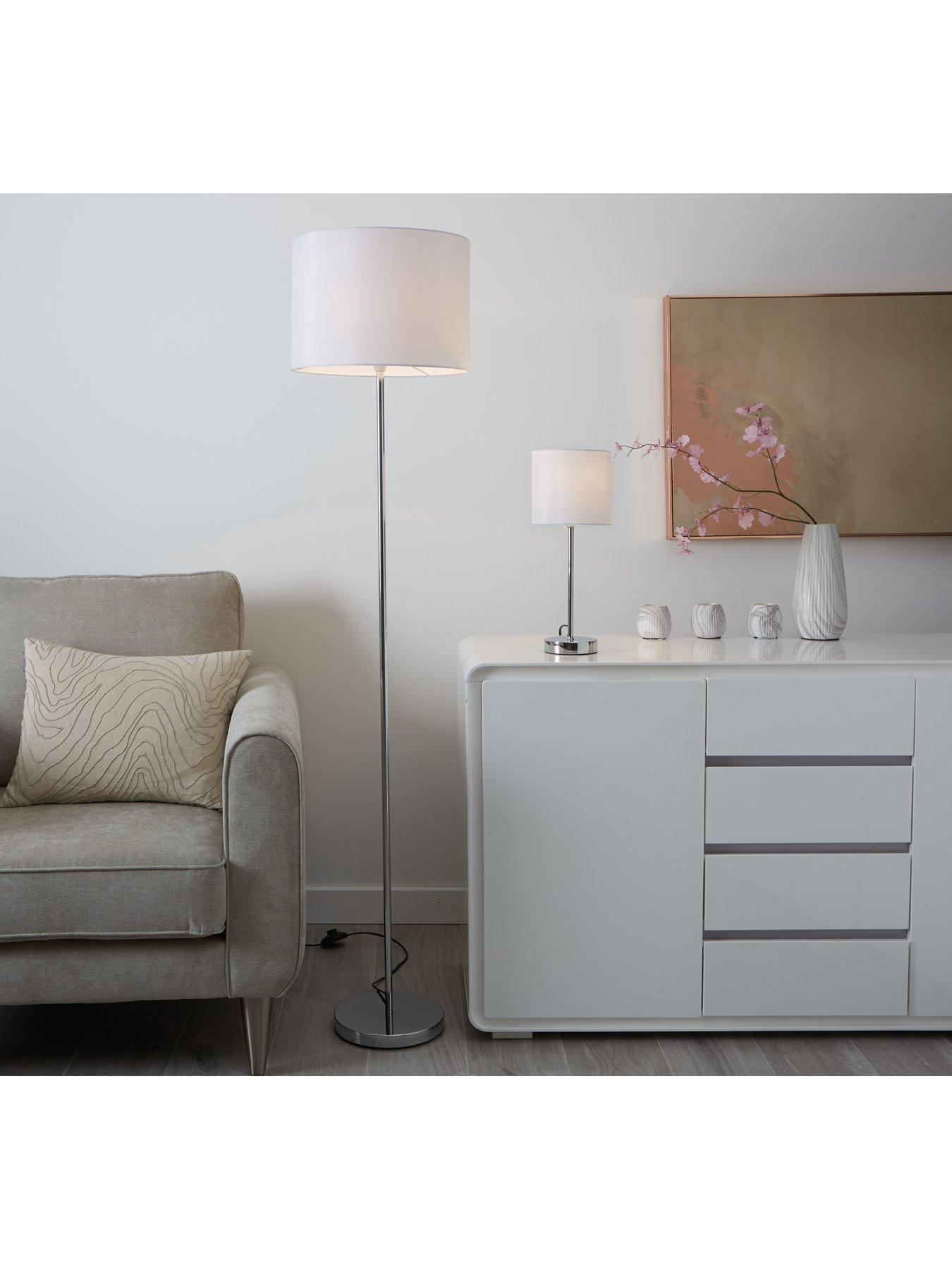 The Very Collection Langley Floor Lamp - White