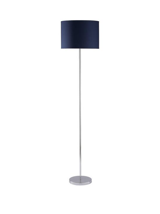 front image of everyday-langley-floor-lamp-navy