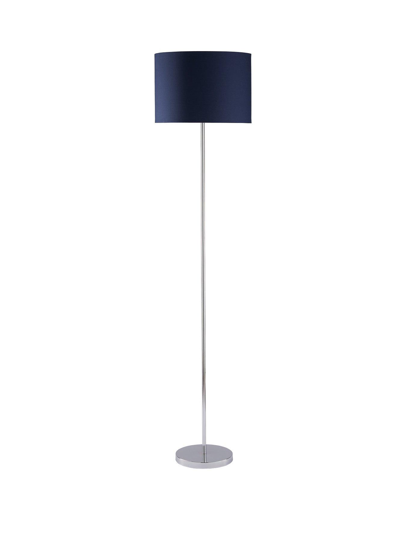 Image 1 of 4 of Very Home Langley Floor Lamp - Navy