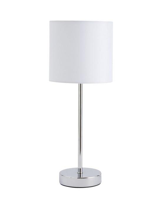front image of everyday-langley-table-lamp-white