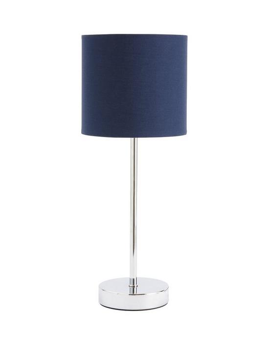 front image of everyday-langley-table-lamp-navy