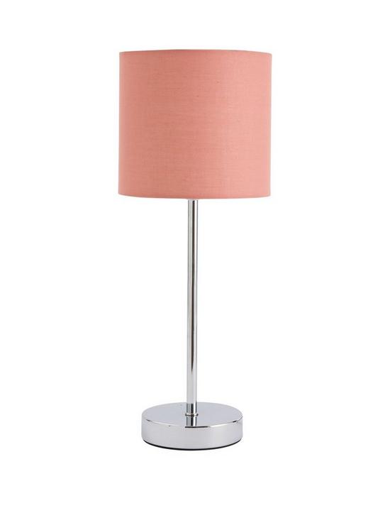 front image of langley-table-lamp-dusky-pink