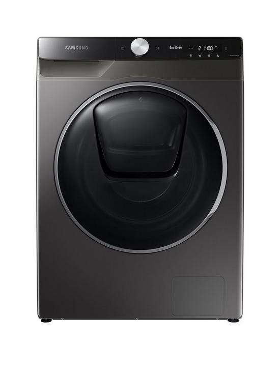 front image of samsung-series-9-wd90t984dsxs1-with-quick-drivetrade-auto-dose-and-auto-optimal-wash-96kg-washer-dryer-1400rpmnbsp--graphite