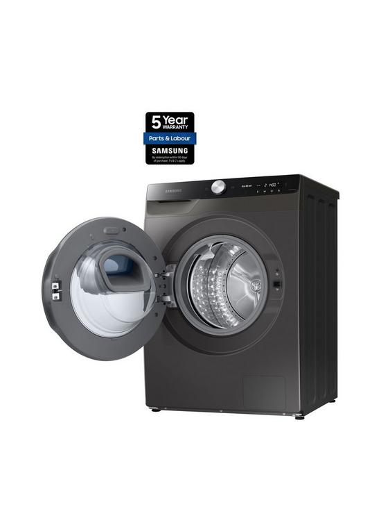 stillFront image of samsung-series-9-wd90t984dsxs1-with-quick-drivetrade-auto-dose-and-auto-optimal-wash-96kg-washer-dryer-1400rpmnbsp--graphite