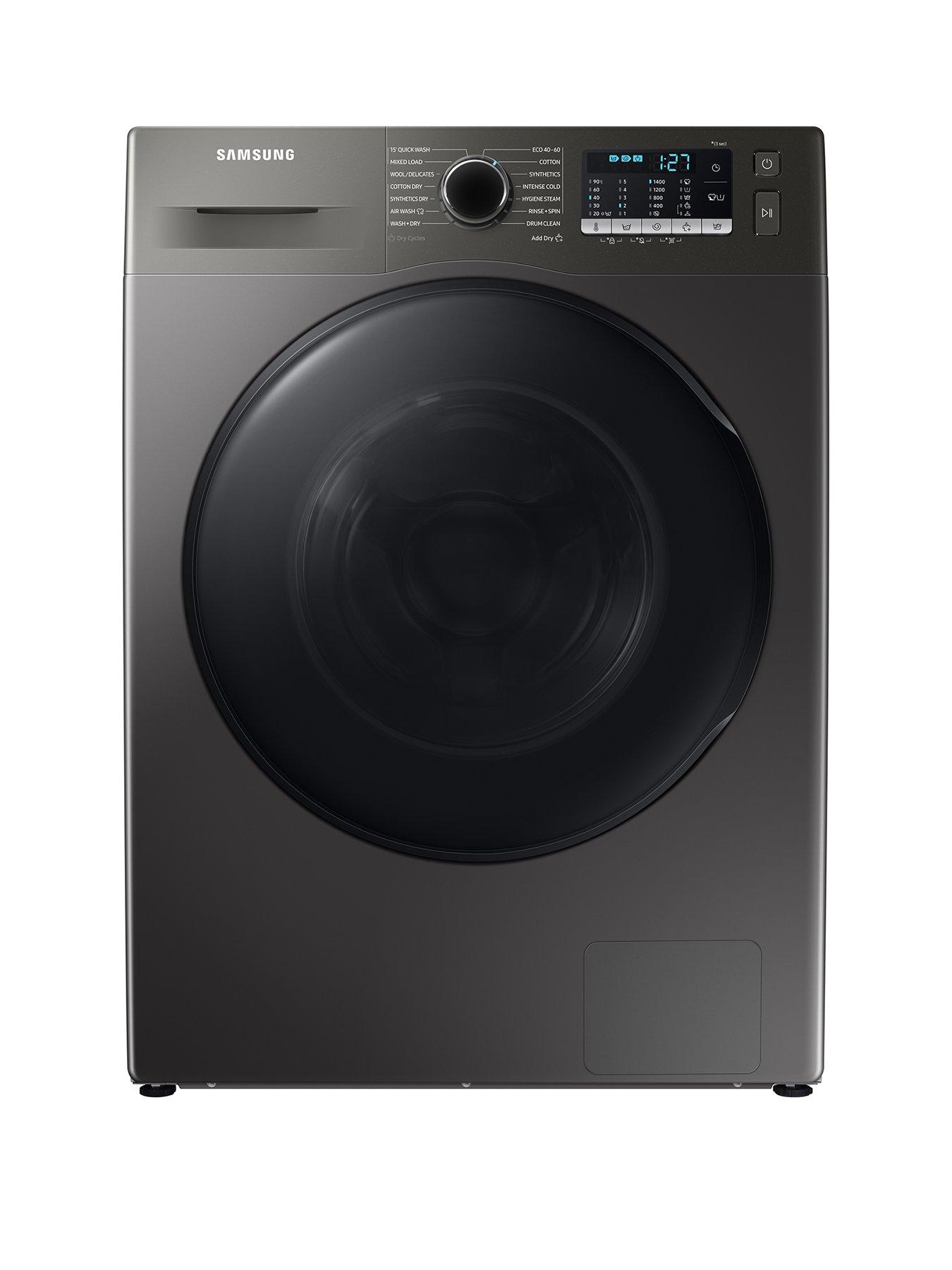 Image 1 of 8 of Samsung Series 5 WD80TA046BX/EU&nbsp;8kg Wash,&nbsp;5kg Dry, 1400 Spin&nbsp;Washer Dryer with ecobubble&trade; - E Rated,&nbsp;Graphite