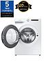  image of samsung-series-6-ww90t534daws1-auto-dose-washing-machine-9kg-load-1400rpm-spin-a-rated-white