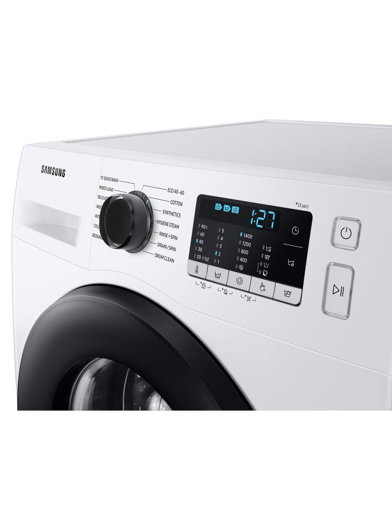  image of samsung-series-5-ww90ta046aeeu-ecobubbletradenbspwashing-machine-9kg-loadnbsp1400rpm-spinnbspa-rated--nbspwhite