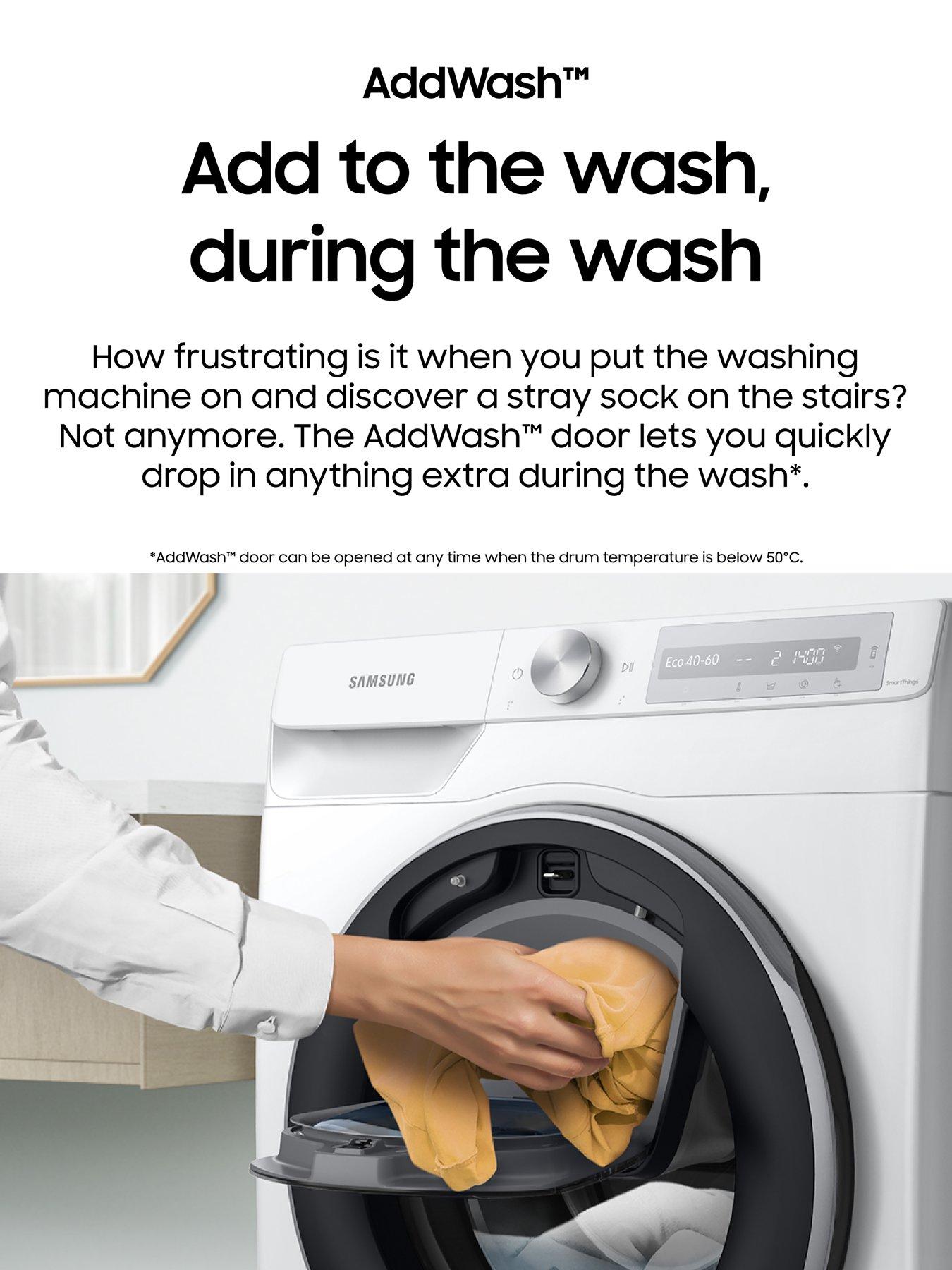 Image 5 of 8 of Samsung Series 6 WW90T684DLH/S1 AddWash&trade;; and Auto Dose Washing Machine - 9kg Load, 1400rpm Spin, A Rated - White