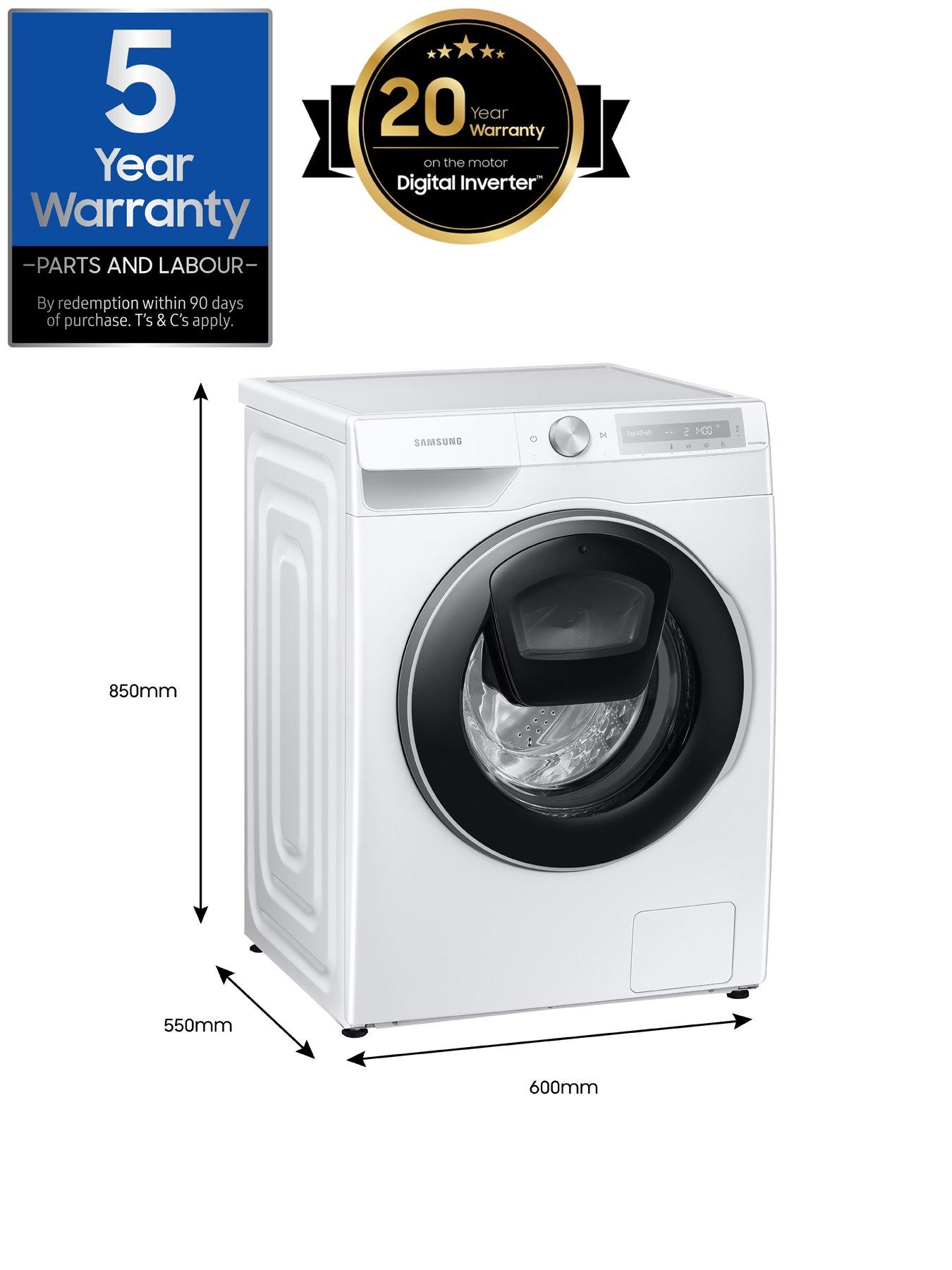 Image 7 of 8 of Samsung Series 6 WW90T684DLH/S1 AddWash&trade;; and Auto Dose Washing Machine - 9kg Load, 1400rpm Spin, A Rated - White