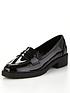  image of v-by-very-chunky-penny-loafers-black-patent
