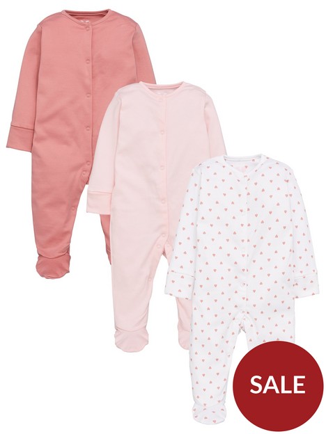 mini-v-by-very-baby-girls-3-pack-essentialsnbspsleepsuits-pink