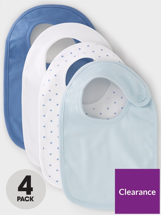 front image of mini-v-by-very-baby-boys-bibs-blue