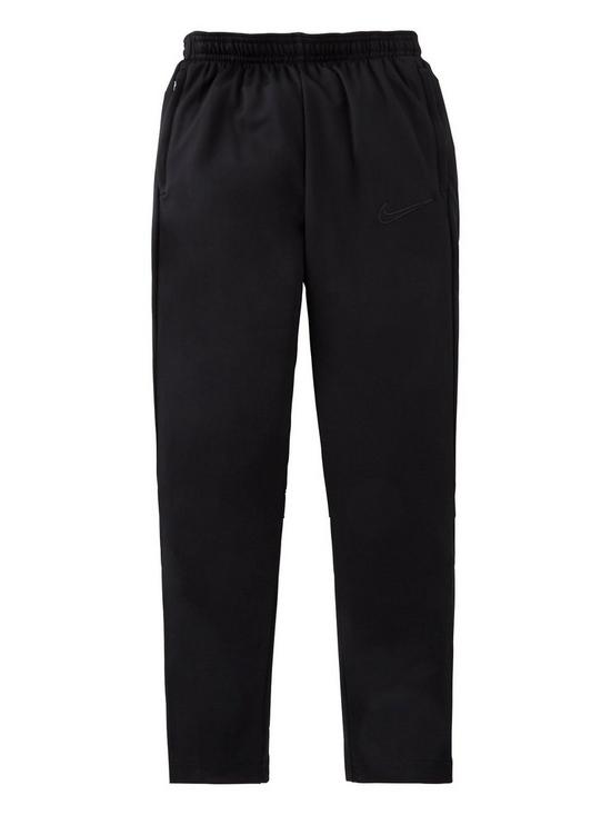 front image of nike-junior-academy-21-pants-black