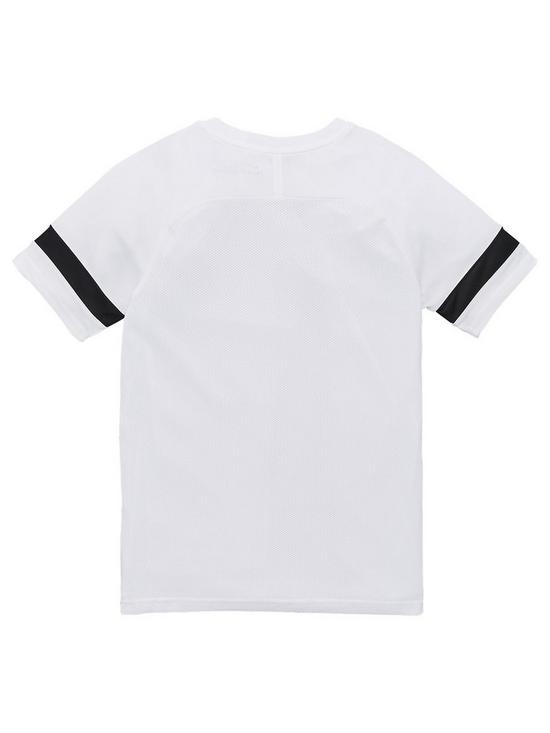back image of nike-junior-academy-21-dri-fit-t-shirt-white