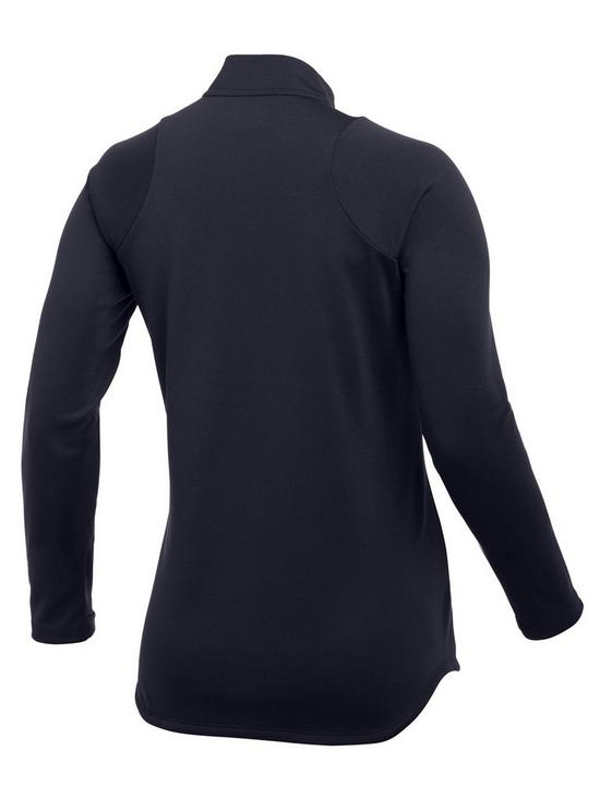 back image of nike-womens-academy-21-dry-drill-top-navywhite