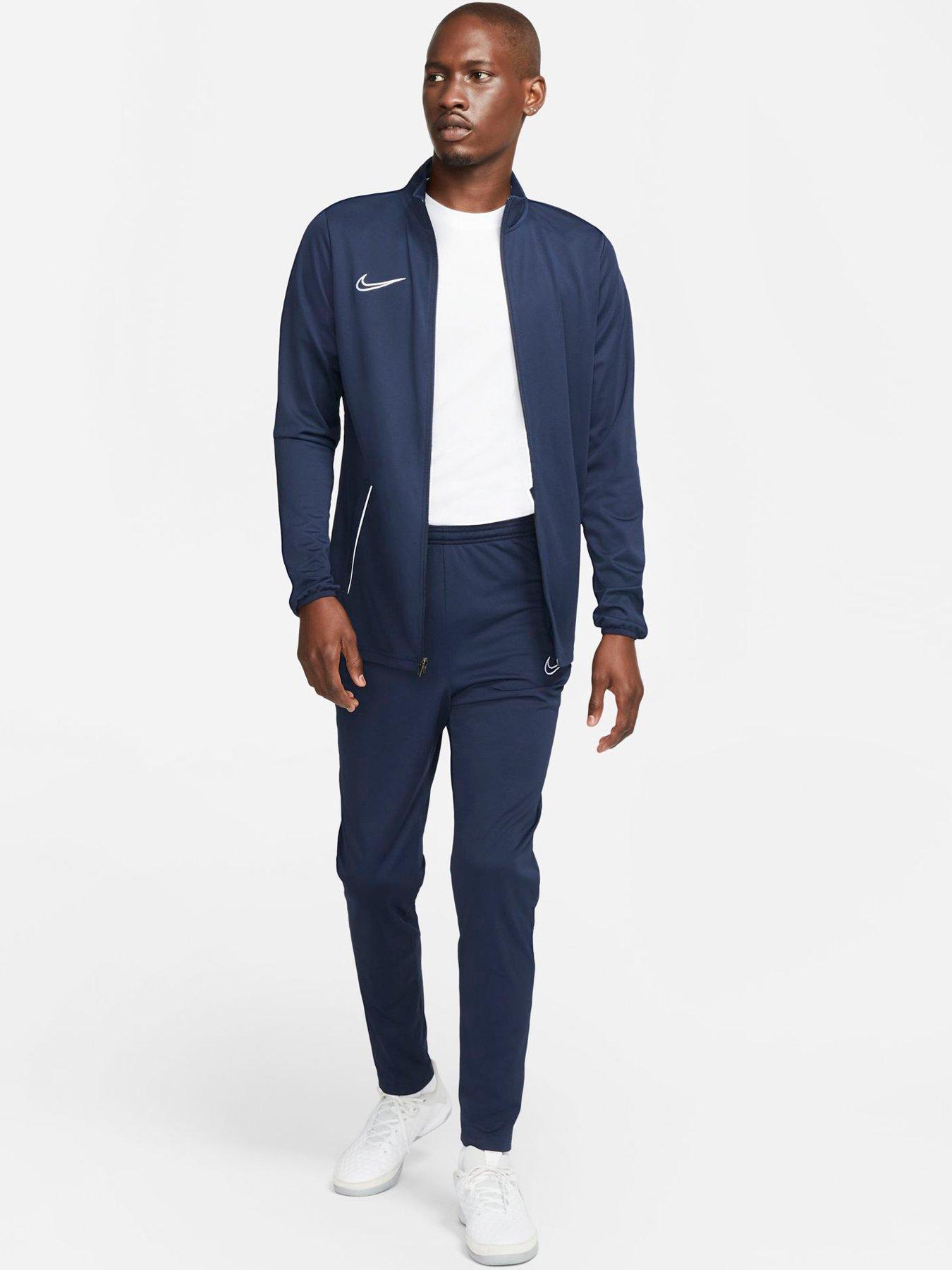 Nike Mens Academy 21 Dry Tracksuit Navy White littlewoods