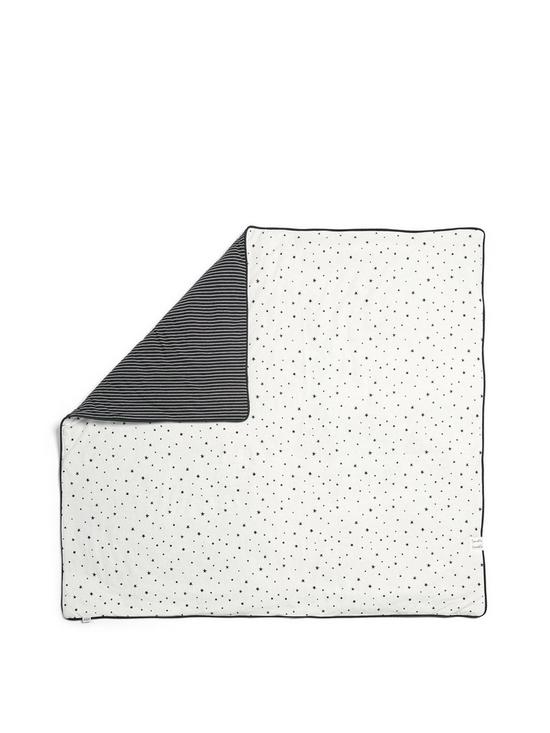 stillFront image of mamas-papas-quilt-cotbedcot-starry-skies-blackwhite