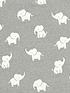  image of mamas-papas-knitted-blanket-welcome-to-the-world-elephant-grey-elephant