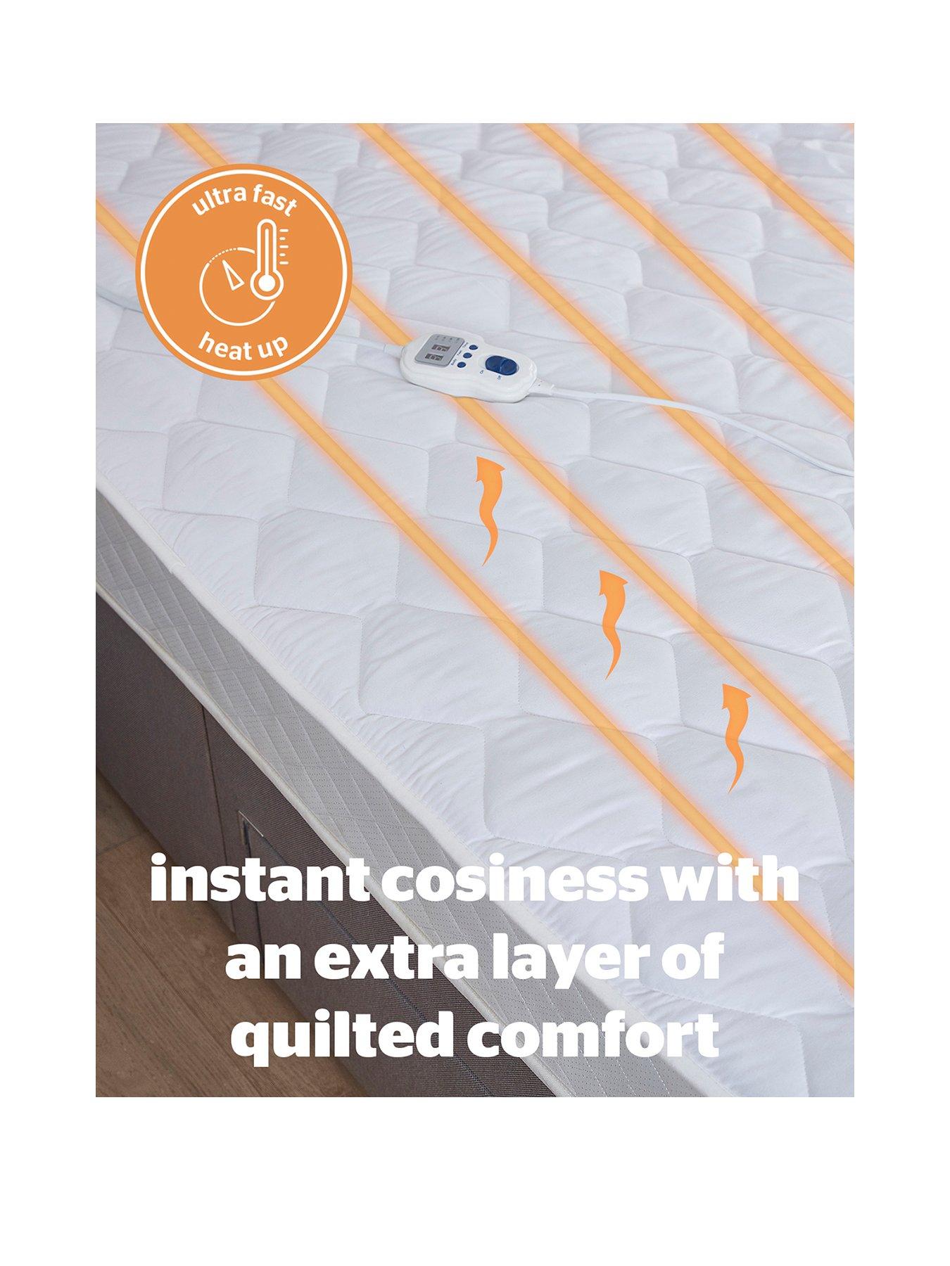 Silentnight Comfort Control Double Heated Mattress Topper White