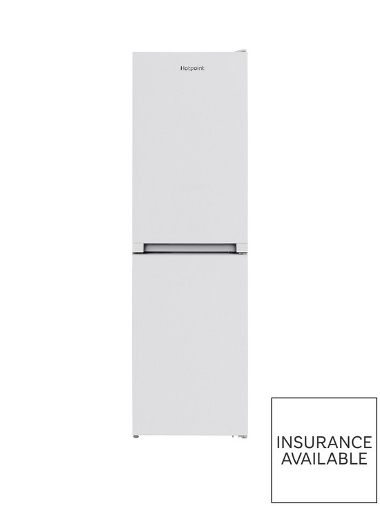 front image of hotpoint-hbnf55181w1-uk-55cm-width-no-frost-fridge-freezer-white