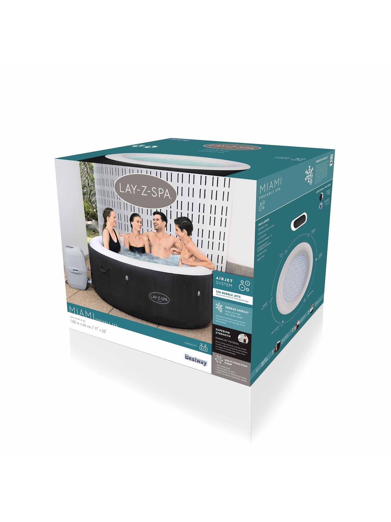 Image 6 of 6 of Lay-Z-Spa Miami AirJet Hot Tub for 2-4 Adults
