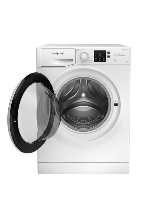 stillFront image of hotpoint-nswm963cwukn-9kg-load-1600-spin-washing-machine-white