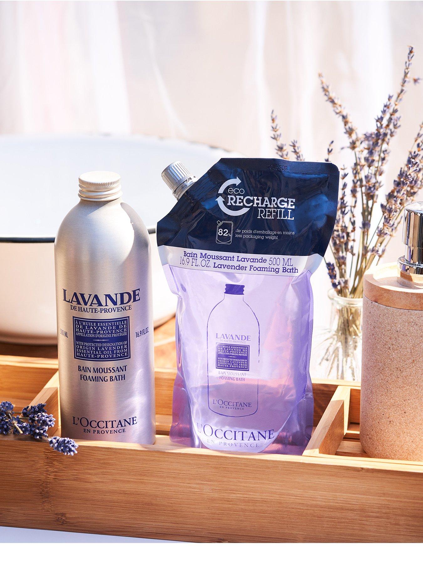  image of loccitane-lavender-foaming-bathnbsprefill-500ml