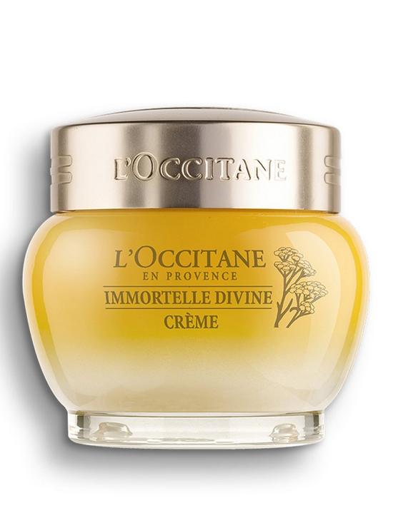 front image of loccitane-immortelle-divine-cream-50ml