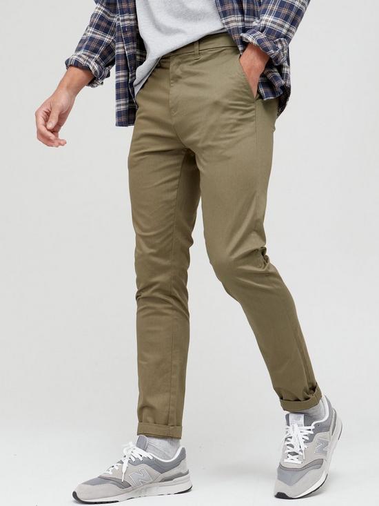 front image of very-man-comfort-stretch-chino-khaki