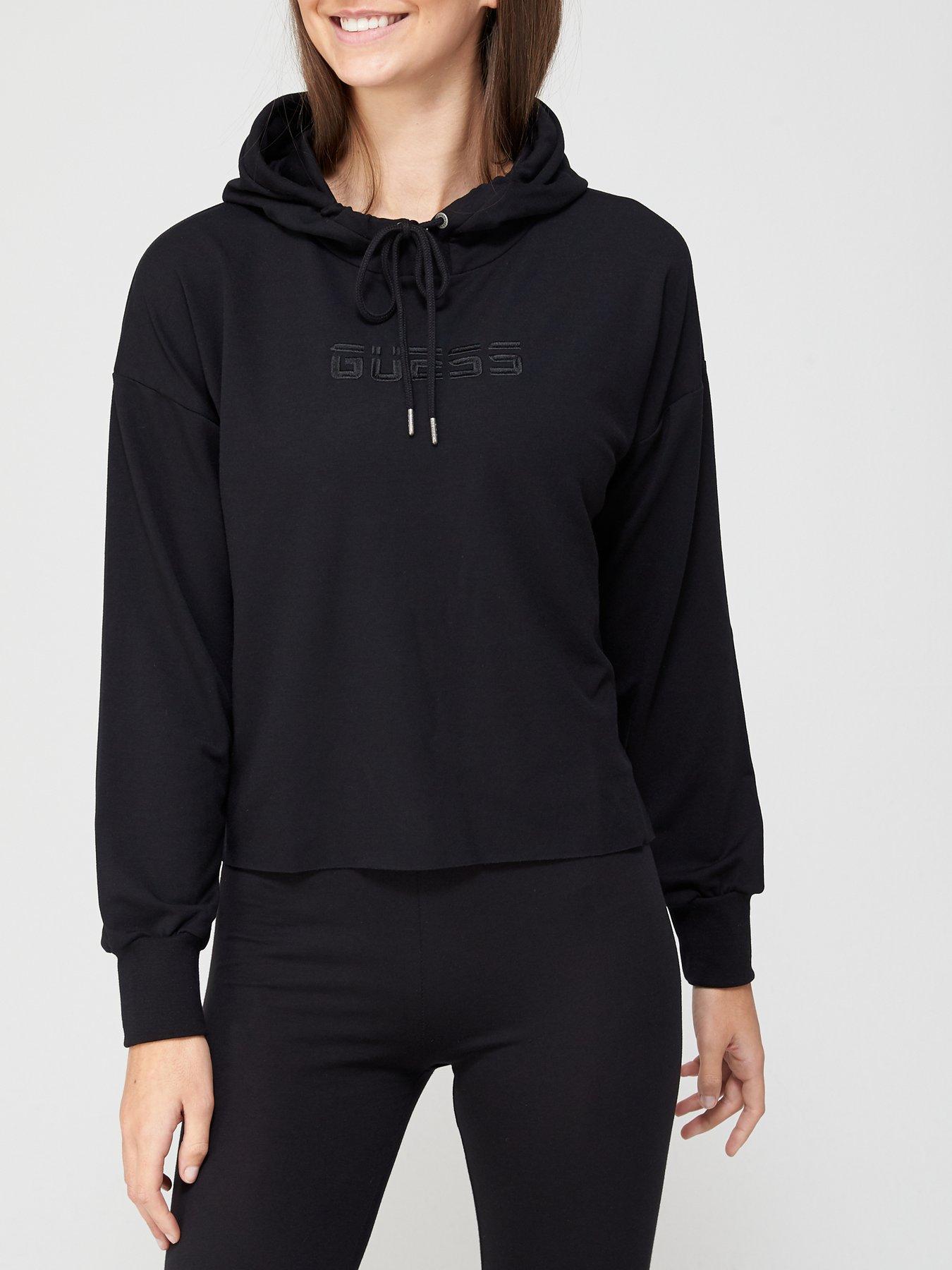 guess hoodie black