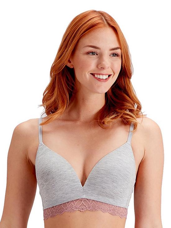 front image of pretty-polly-moulded-non-wired-bra-multi