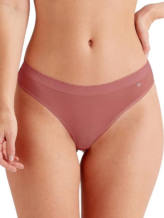 front image of pretty-polly-brief-rose