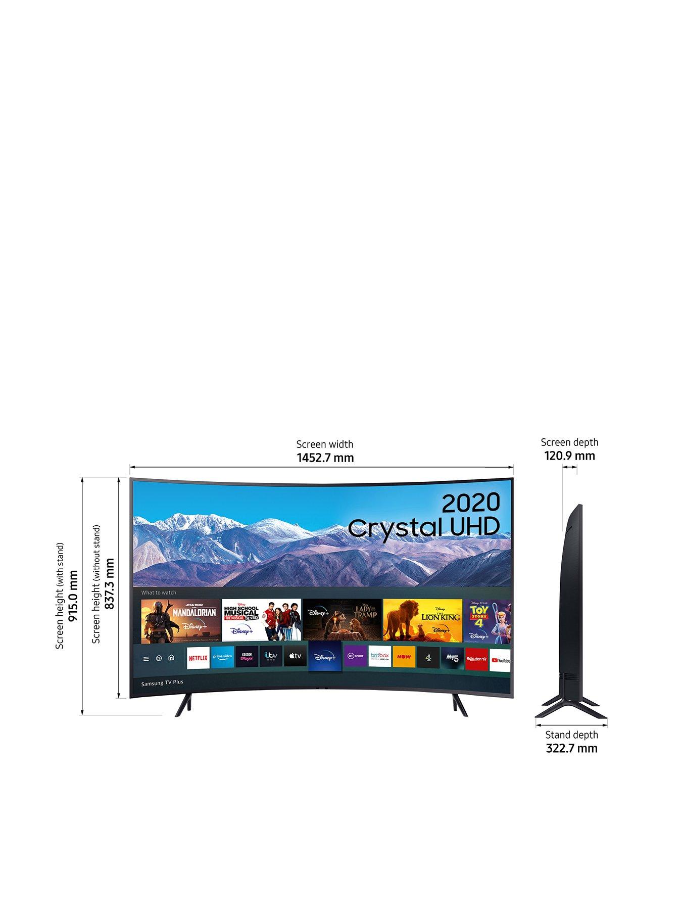 Samsung TU8300, 65 inch, Curved Crystal, 4K UHD, Smart TV